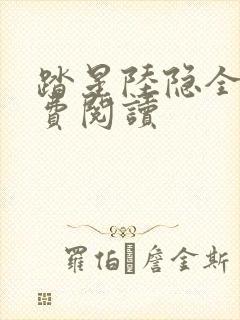 踏星陆隐全文免费阅读封面