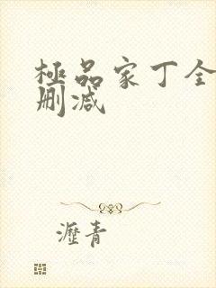 极品家丁全文无删减