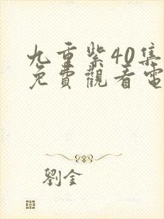 九重紫40集全免费观看电视连续剧