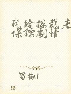 我给总裁老婆当保镖剧情封面