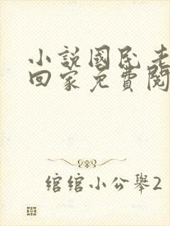 小说国民老公带回家免费阅读