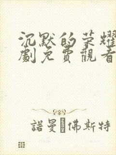 沉默的荣耀电视剧免费观看全集高清封面