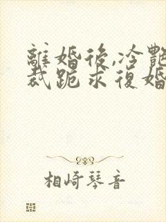 离婚后,冷艳总裁跪求复婚完整版全文阅读封面
