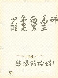 少年白马醉春风谁是男主封面