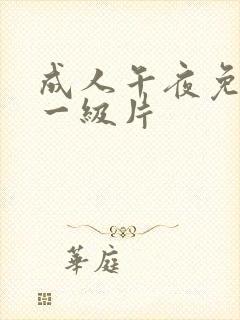 成人午夜免费看一级片