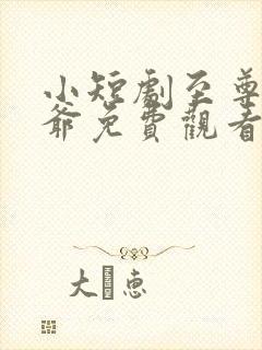 小短剧至尊驸马爷免费观看全集