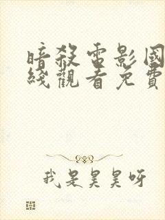 暗杀电影国语在线观看免费完整版封面