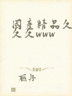 国产精品久久久久久www