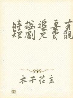 时总追妻有点甜短剧免费观看