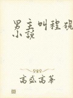 男主叫程砚宁的小说