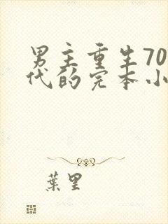 男主重生70年代的完本小说