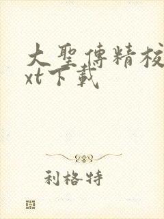 大圣传精校版txt下载