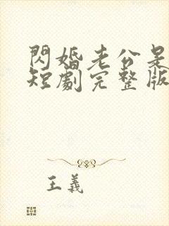 闪婚老公是豪门短剧完整版