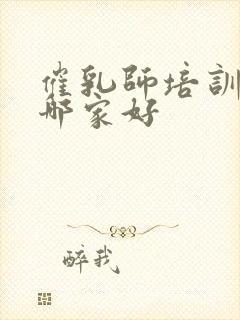 催乳师培训机构哪家好