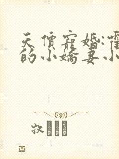 天价宠婚:霍总的小娇妻小说免费阅读