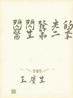 闪闪发光的儿科医生第二季封面