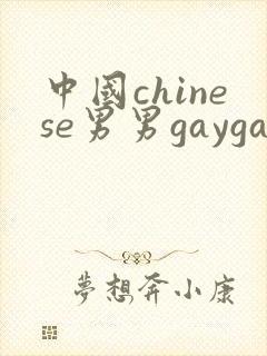中国chinese男男gaygay网站中国帅哥