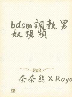 bdsm调教男奴视频