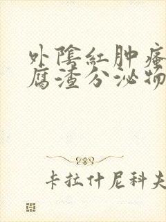 外阴红肿瘙痒豆腐渣分泌物