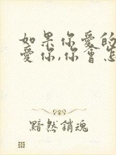 如果你爱的人不爱你,你会怎么办?