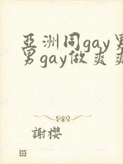 亚洲同gay男男gay做爽爽的视频