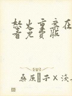 怒火重案在线观看免费版