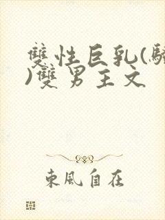 双性巨乳(骚受)双男主文