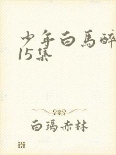 少年白马醉春风15集