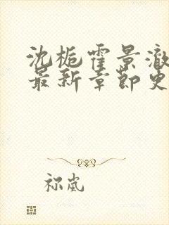 沈栀霍景澈小说最新章节更新封面