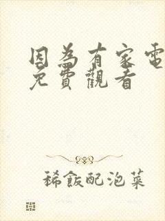 因为有家电视剧免费观看