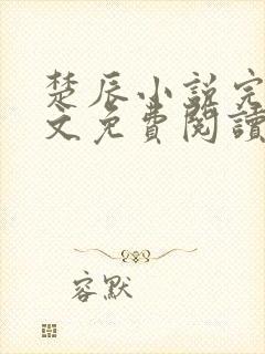 楚辰小说完整全文免费阅读