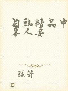 日韩精品中文字幕人妻