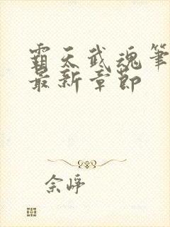 霸天武魂笔趣阁最新章节