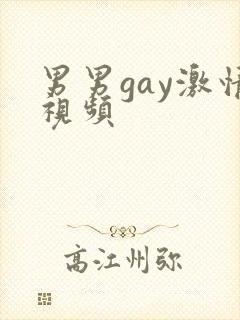 男男gay激情视频