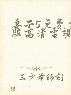 妻子5免费完整版高清电视剧封面