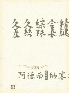 久久综合精品国产丝袜长腿