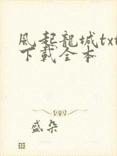 风起龙城txt下载全本
