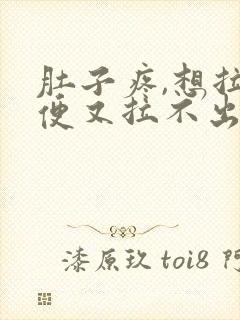 肚子疼,想拉大便又拉不出来是什么原因