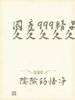 国产999精品久久久久久