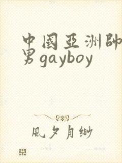中国亚洲帅哥男男gayboy