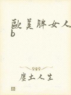 欧美胖女人操bb