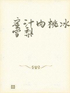 蜜汁肉桃冰糖炖雪梨