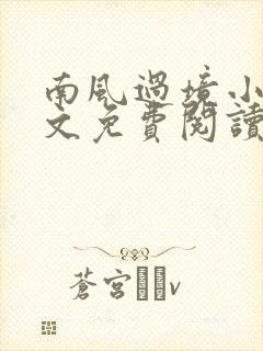南风过境小说全文免费阅读