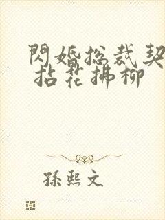 闪婚总裁契约妻 拈花拂柳