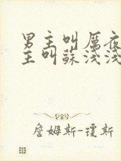 男主叫厉夜霆女主叫苏浅浅的小说封面