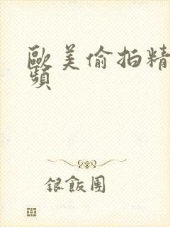 欧美偷拍精品视频