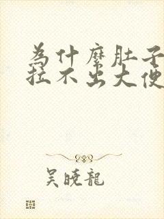 为什么肚子疼又拉不出大便