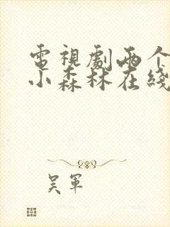 电视剧两个人的小森林在线免费观看