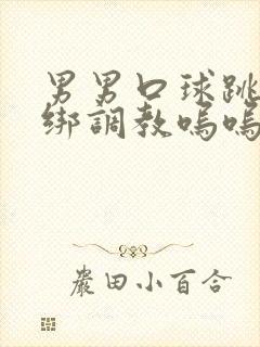 男男口球跳蛋捆绑调教呜呜小说