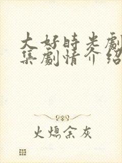 大好时光剧情分集剧情介绍